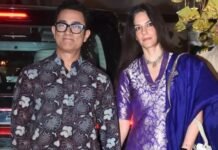 Aamir Khan ने तीसरी पत्नी Gauri Spratt के साथ मनाया पहला करवा चौथ, हाथों में हाथ डालें नजर आया कपल