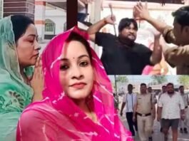 हाफ पैंट में बीजेपी नेत्री के पति की पुलिस ने निकाली शहर में परेड, हालत देखकर भड़कीं अमिता बागरी, विधायक पर लगाए आरोप