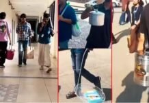 कुकर में नोट्स, बाल्टी में किताबें, गद्दा लेकर कॉलेज पहुंचे स्टूडेंट्स, सीहोर VIT में NO Bag Day का नजारा देखकर छूटेगी हंसी
