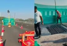 दिल्ली-मुंबई एक्सप्रेसवे: तीन साल में ही उधड़ने लगा? रतलाम में अंडरपास के ऊपर आ गई दरार, NHAI ने दी सफाई