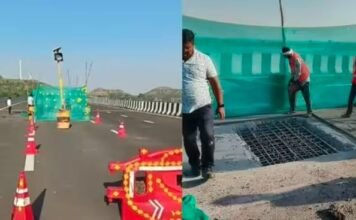 दिल्ली-मुंबई एक्सप्रेसवे: तीन साल में ही उधड़ने लगा? रतलाम में अंडरपास के ऊपर आ गई दरार, NHAI ने दी सफाई