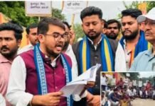 दलित प्राचार्य के जाते ही कुर्सी का कराया शुद्धिकरण, मैहर के PM श्री स्कूल में जल छिड़काव पर विवाद, भड़की भीम आर्मी