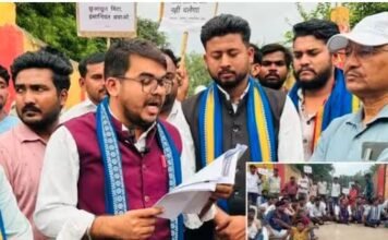 दलित प्राचार्य के जाते ही कुर्सी का कराया शुद्धिकरण, मैहर के PM श्री स्कूल में जल छिड़काव पर विवाद, भड़की भीम आर्मी
