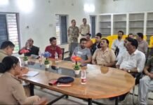 नवरात्र पर्व को लेकर शांति समिति की बैठक आयोजित, सुरक्षा और यातायात व्यवस्था पर हुई चर्चा