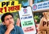 PF खाते में ₹1 लाख, तो कितना निकाल सकते हैं आप? ₹25000 से ₹75000 का समझें हिसाब