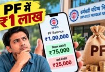 PF खाते में ₹1 लाख, तो कितना निकाल सकते हैं आप? ₹25000 से ₹75000 का समझें हिसाब