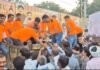 नवदुर्गा उत्सव समिति में 50 क्विंटल के विशाल भंडारे का हुआ आयोजन