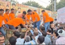 नवदुर्गा उत्सव समिति में 50 क्विंटल के विशाल भंडारे का हुआ आयोजन