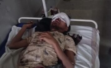 अडोरी रोड की गोलाई में अनियंत्रित हुई मोटरसाइकिल:चालक घायल