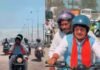 इंदौर की सड़कों पर बुलेट चलाते दिखे मंत्री कैलाश विजयवर्गीय और तुलसी सिलावट, डबल डेकर ब्रिज पर दौड़ाई बाइक