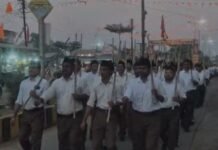 वारासिवनी में राष्ट्रीय स्वयं सेवक संघ का पथ संचलन संपन्न